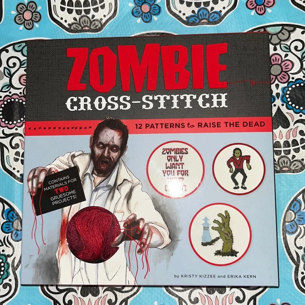 Zombie 🧟‍♀️ Cross-Stitch 🧵